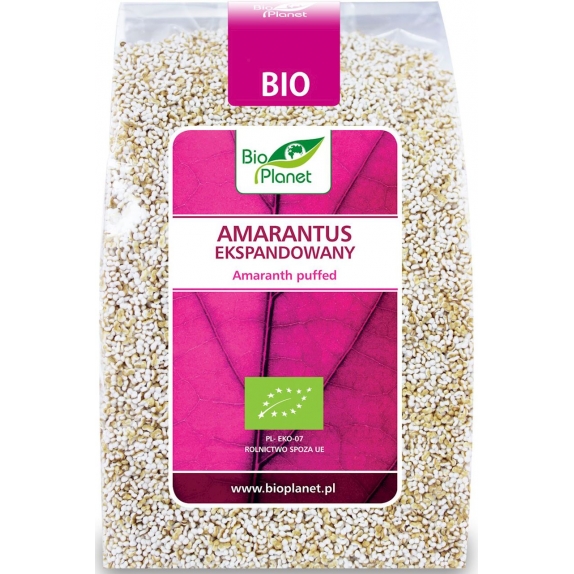 Amarantus ekspandowany 100 g Bio Planet cena 1,81$