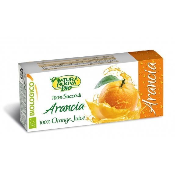 Sok pomarańczowy z zagęszczonego soku pomarańczowego 3x200 ml Natura Nuova cena 7,86zł