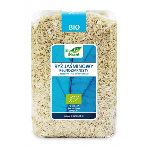Ryż jaśminowy pełnoziarnisty 1 kg BIO Bio Planet  cena €3,95