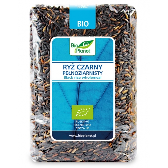 Ryż czarny pełnoziarnisty 1 kg BIO Bio Planet  cena 6,83$