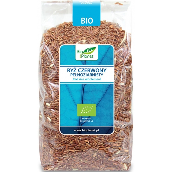 Ryż czerwony pełnoziarnisty 1 kg BIO Bio Planet cena 19,45zł