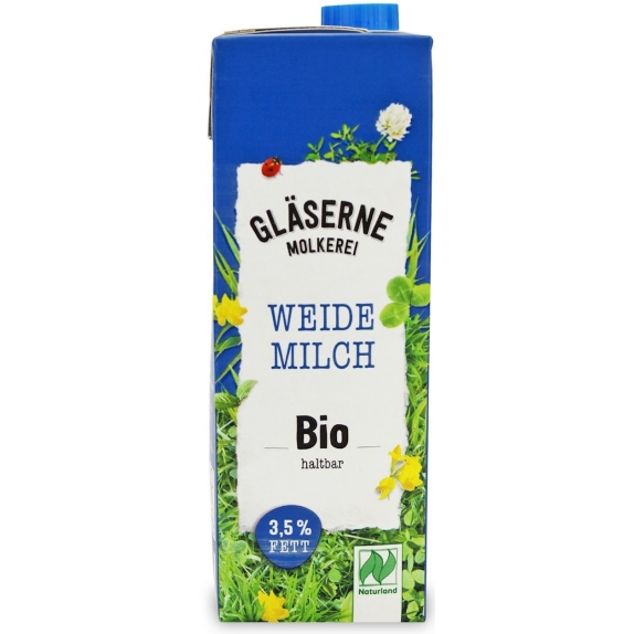 Mleko UHT 3,5% 1 litr Glaserne Meierei cena 7,25zł