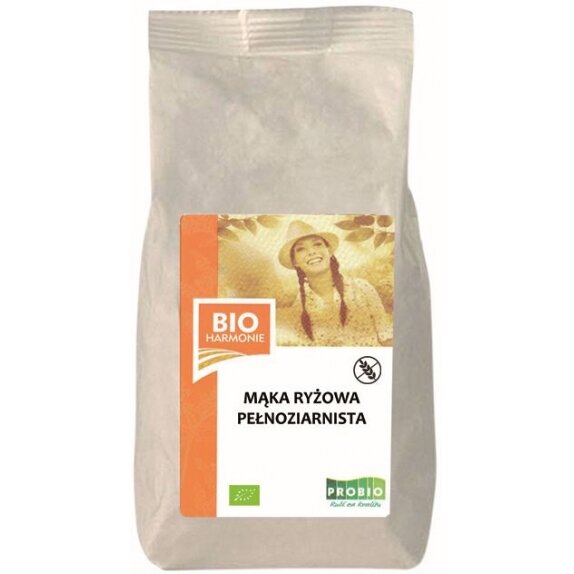 Mąka ryżowa drobno mielona bezglutenowa 300 g BIO Bioharmonie cena 8,51zł