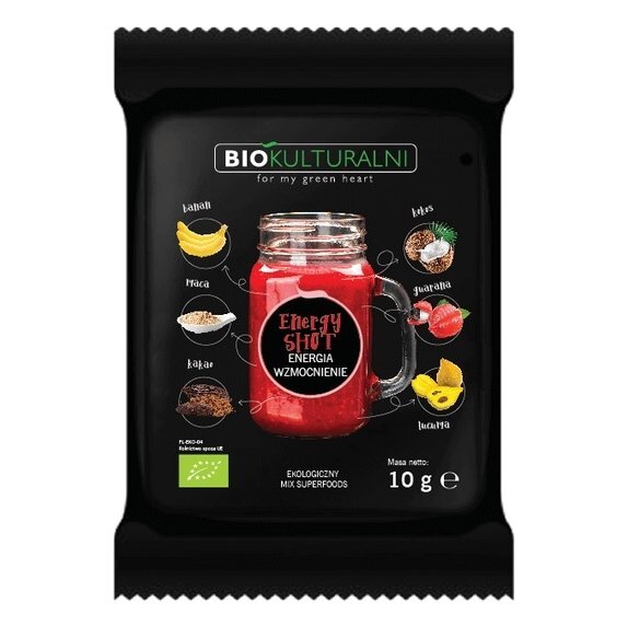 Mieszanka superfoods energy shot 10 g Biokulturalni cena 5,35zł