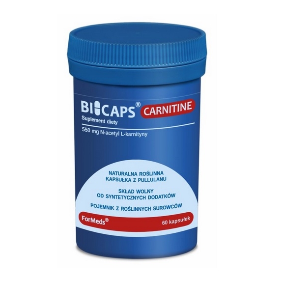 Bicaps Carnitine 60 kapsułek Formeds cena €10,87