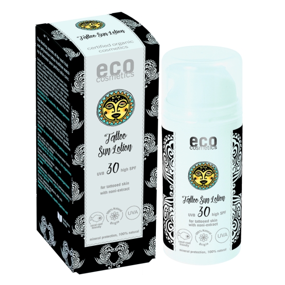 Eco cosmetics emulsja na słońce spf 30 dla skóry z tatuażami z ekstraktem z noni 100 ml ECO cena €20,99