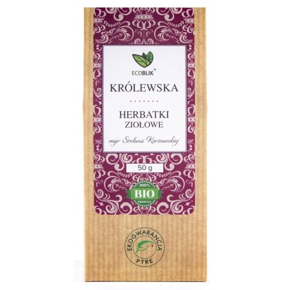 Herbatka Królewska Dar dla zdrowia 50 g Korżawska cena 10,89zł