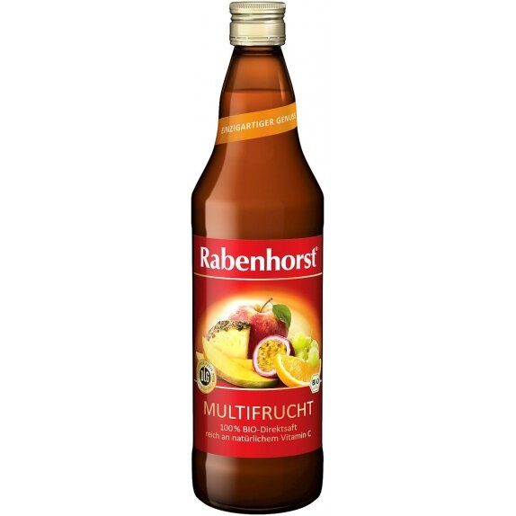 Rabenhorst sok wieloowocowy 750 ml BIO cena 4,43$