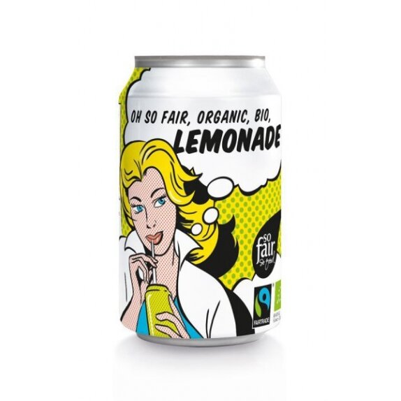 Lemoniada w puszce 330 ml BIO Oxfam ft cena 8,75zł