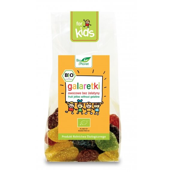 Galaretki owocowe dla dzieci 100 g Bio Planet cena 9,60zł