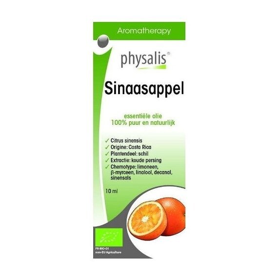Olejek eteryczny Sinaasappel (Pomarańcza chińska) 10 ml BIO Physalis cena 4,79$
