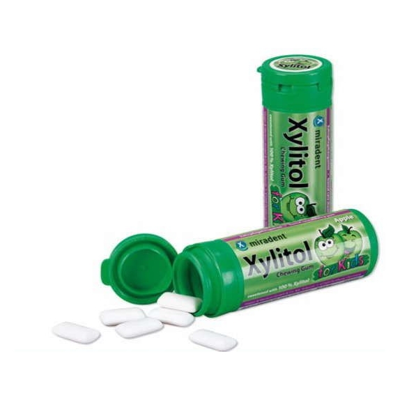 Xylitol guma zielona herbata 30 sztuk Miradent cena 4,18$