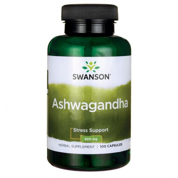 Swanson Ashwagandha 450 mg 100 kapsułek cena 5,64$