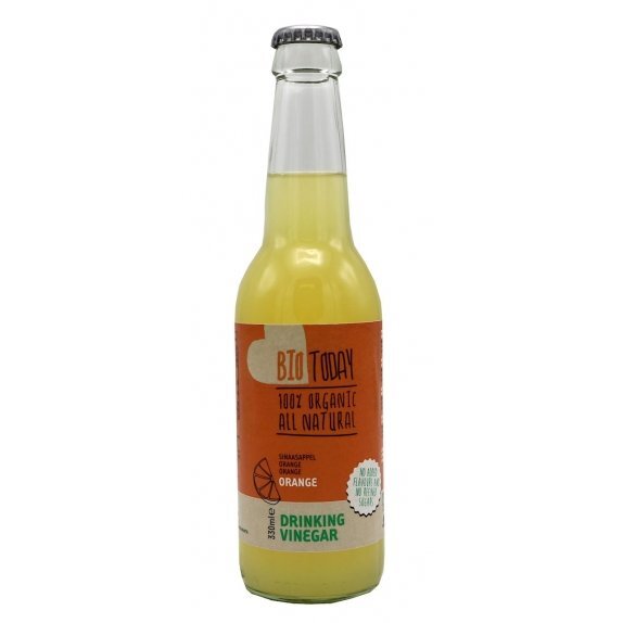 Napój o smaku pomarańczowym z octem jabłkowym BIO 330 ml Biotoday cena 5,75zł
