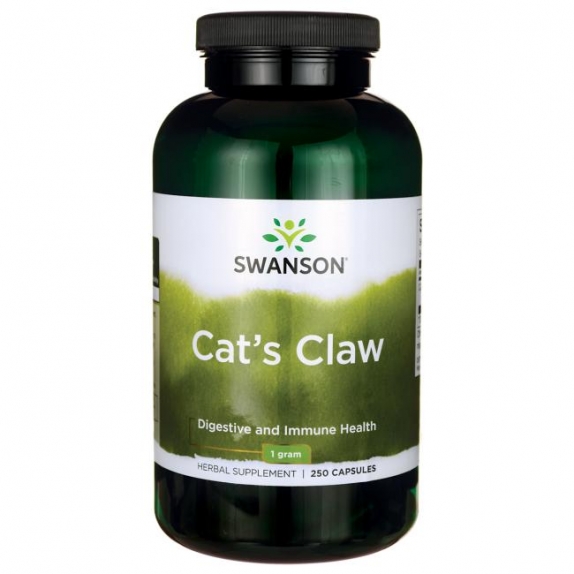 Swanson cat's claw 500 mg 250 kapsułek cena 16,41$