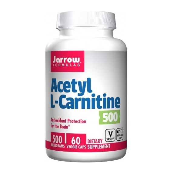 Jarrow Formulas Acetyl L-Carnitine 500mg 60 vege kapsułek cena €19,02