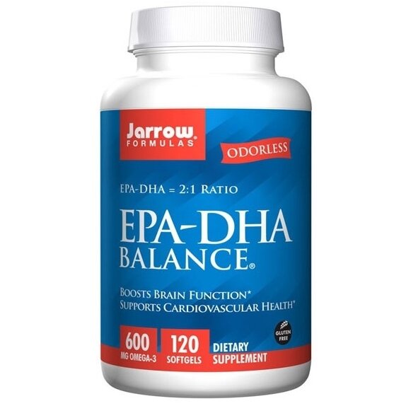 Jarrow Formulas EPA-DHA Balance 120 żelowych kapsułek cena 26,27$