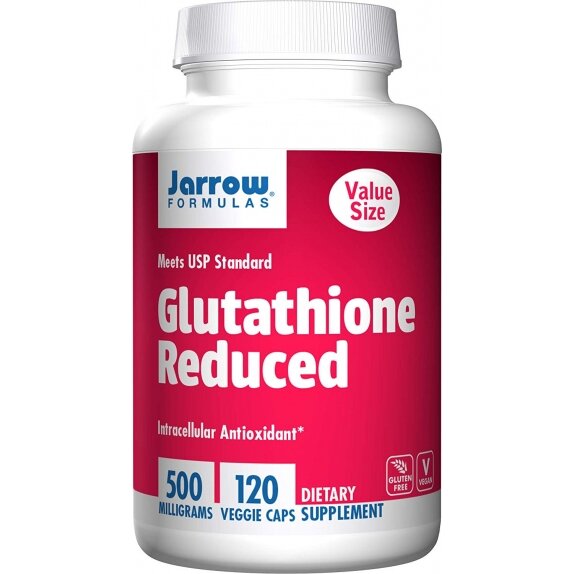 Jarrow Formulas Glutathione Reduced 500mg 120 vege kapsułek cena 63,49$
