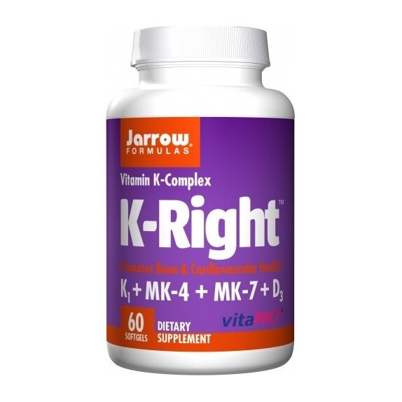 Jarrow Formulas K-Right 60 kapsułek żelowych cena 46,17$