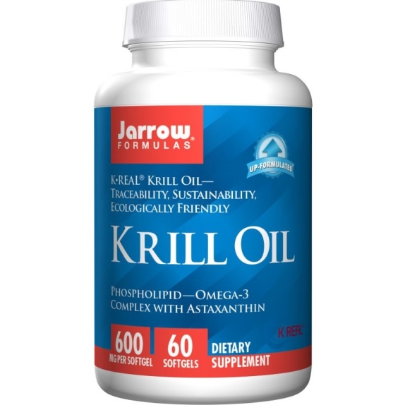 Jarrow Formulas Krill Oil 600mg 60 żelowych kapsułek cena 39,01$
