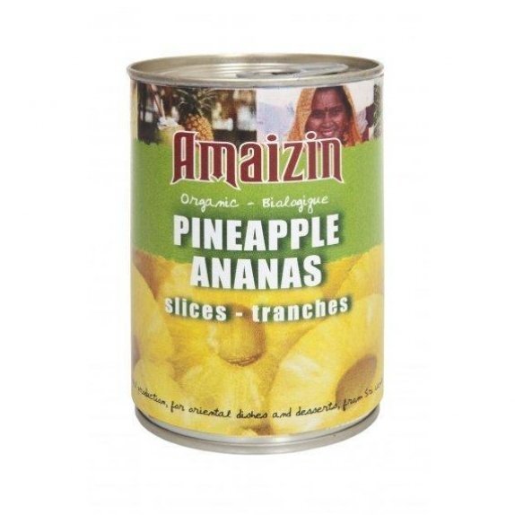 Ananas plastry w puszce 400 g Amaizin cena 11,99zł