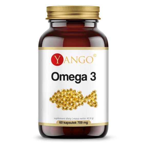 Yango Omega-3  500 mg 60 kapsułek cena 9,15$