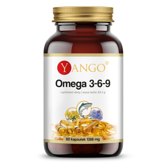 Yango Omega-3-6-9  1000 mg 60 kapsułek cena 11,58$
