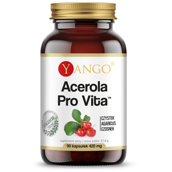 Acerola Pro Vita™  90 kapsułek Yango cena 45,60zł