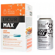 LICUR MAX 30 kapsułek - Kurkumina Kurkuma Turmeric Bio Medical Pharma