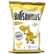 Chrupki kukurydziane serowe bezglutenowe BioSaurus 50g BIO McLloyd's