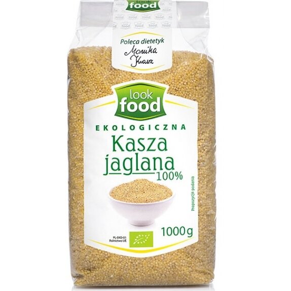 Kasza Jaglana BIO 1 kg Look Food cena 16,43zł