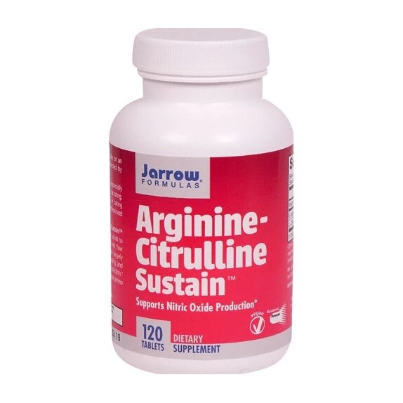 Jarrow Formulas Arginine-Citrulline Sustain 120 tabletek cena 28,35$