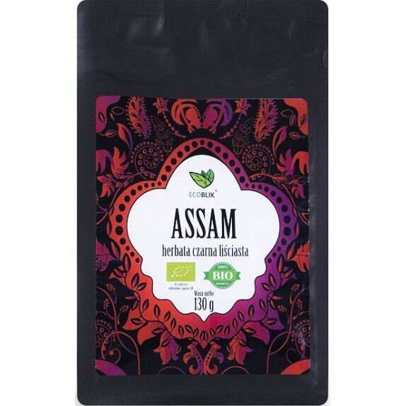 EcoBlik herbata czarna liściasta Assam 130 g BIO  cena 25,39zł