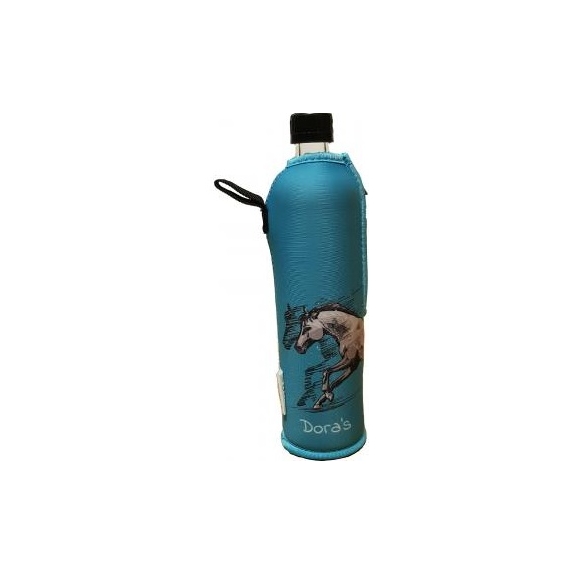 Bio Termo Bidon - butelka szklana w pokrowcu koń 500 ml Dora's cena 58,55zł