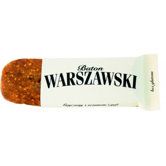 Baton Warszawski Gryczany Sezam i Goji 60 g cena 5,03zł