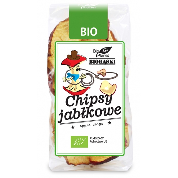 Chipsy jabłkowe 30g BIO Bio Planet PROMOCJA cena 1,00$