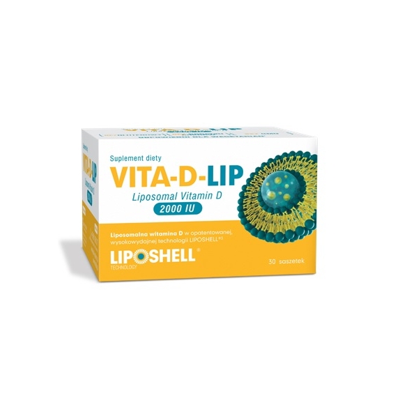 Vita-D-Lip liposomalna witamina D 2000IU 30 saszetek  cena 12,96$
