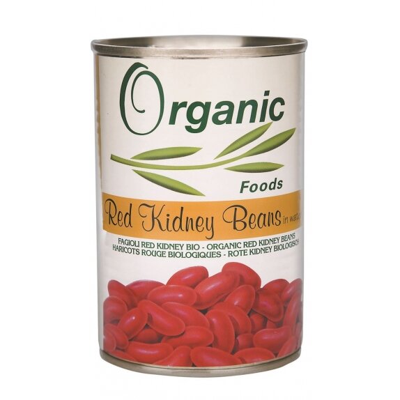 Fasola czerwona "Red kidney" 400 g BIO Organic Foods cena 1,73$