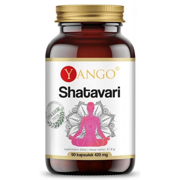 Yango shatavari 420 mg 90 kapsułek  cena €9,94