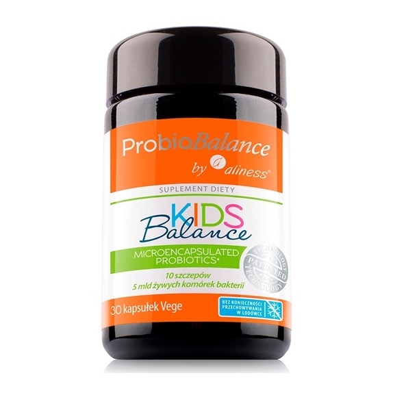 Aliness probioBALANCE KIDS Balance 5 mld. 30 vege kapsułek cena 8,88$