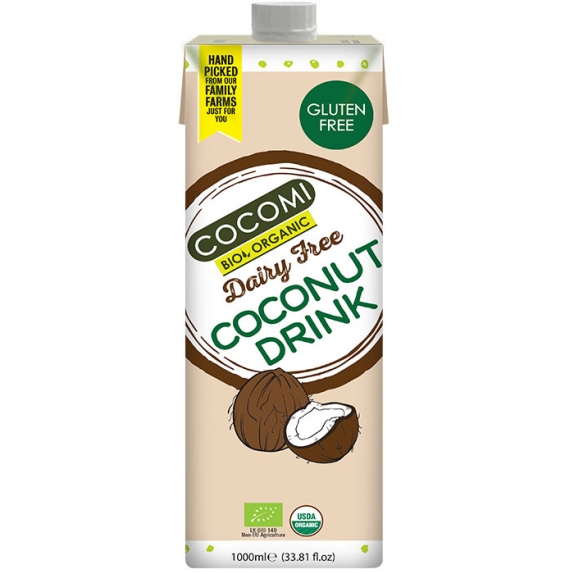 Napój kokosowy 11 % 1 L Cocomi BIO cena 12,27zł