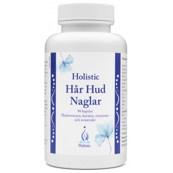 Holistic Har Hud Naglar - Włosy skóra paznokcie 90 kapsułek cena 49,41$