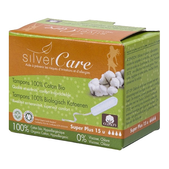 Masmi Silver Care tampony super plus bez aplikatora 15 sztuk  cena 3,10$