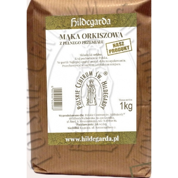 Mąka z pełnego przemiału 1 kg Hildegarda cena 16,37zł