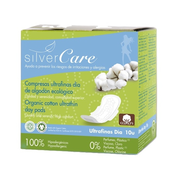 Masmi Silver Care organiczne podpaski ultra cienkie bawełniane 10 sztuk cena 16,99zł