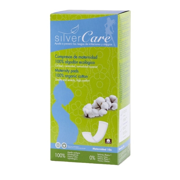 Masmi Silver Care podpaski poporodowe 100% bawełny organicznej 10 sztuk ECO cena 29,49zł