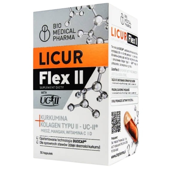 Licur Flex II 30 kapsułek Bio Medical Pharma cena €30,57