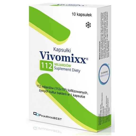 Vivomixx 10kapsułek Pharmabest cena €13,32
