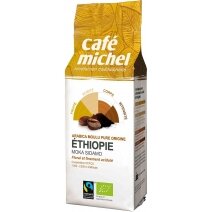 Kawa mielona Arabica 100 % Moka Sidamo Etiopia Fair Trade BIO 250 g Cafe Michel MAJOWA PROMOCJA! 