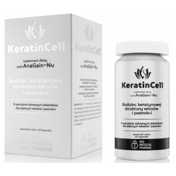 KeratinCell 60 kapsułek Bio Medical Pharma cena €17,71
